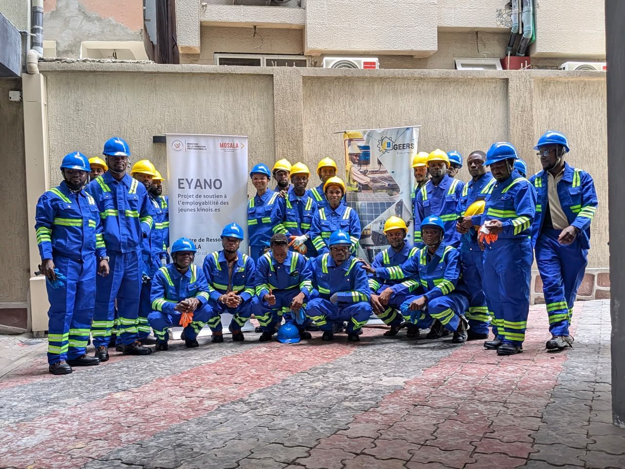 The GEERS SARL team at the Kinshasa head office