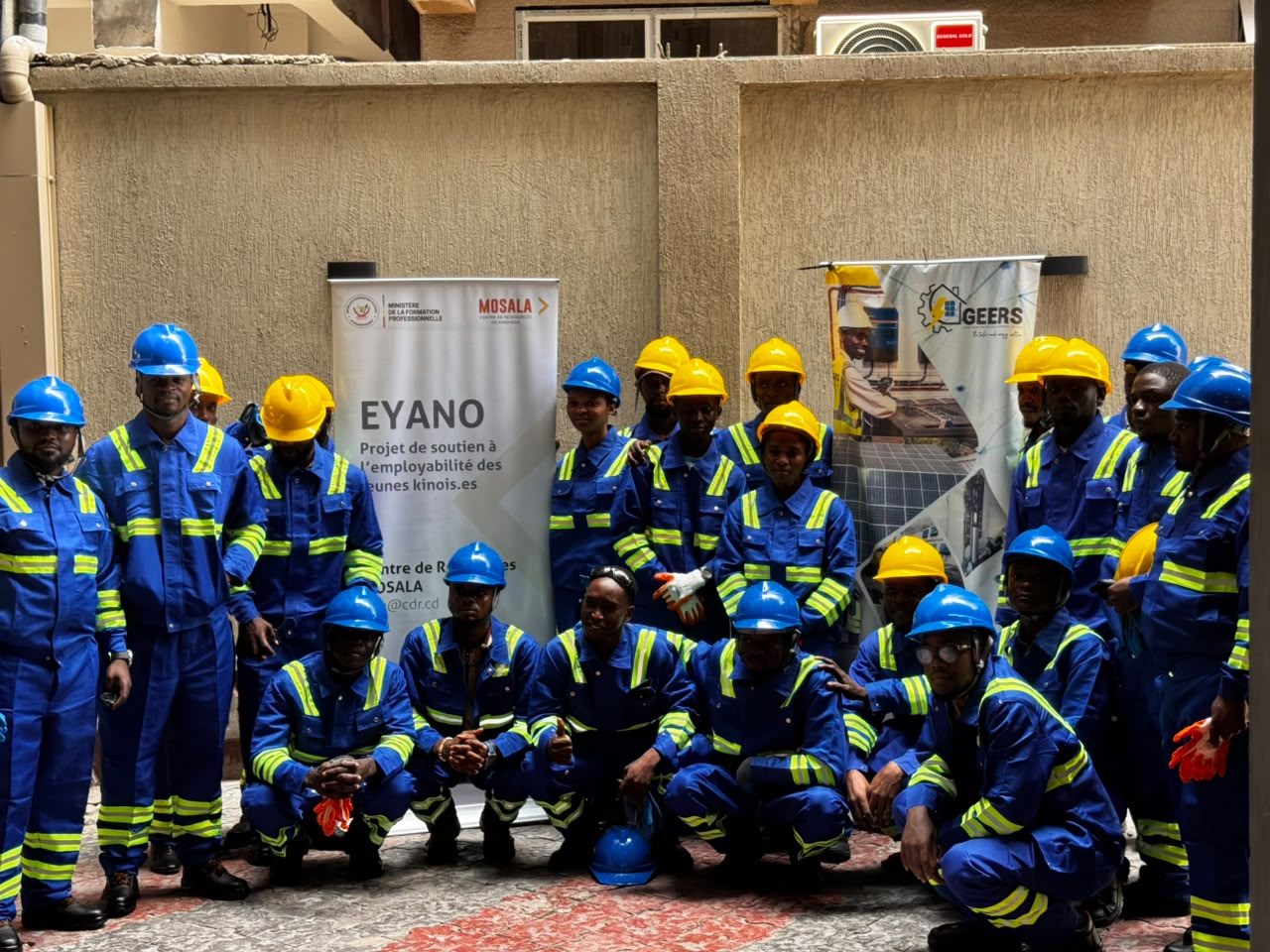 Promotion de techniciens accompagnés par GEERS SARL à Kinshasa