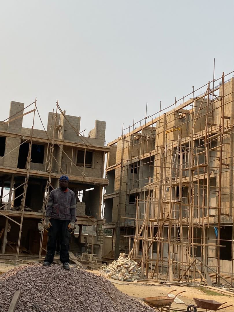 Chantier de bâtiment suivi par les équipes GEERS
